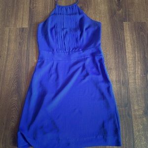 Grape halter cocktail dress